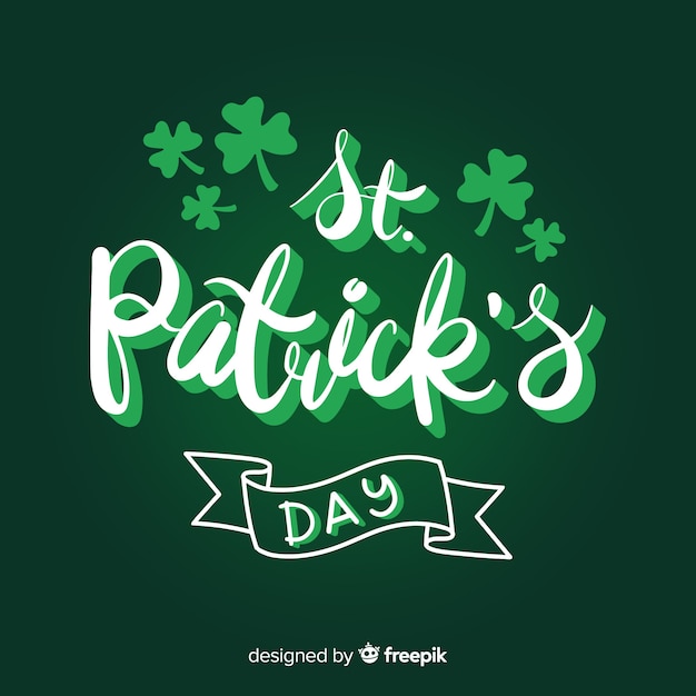 Lettering st. patrick's day