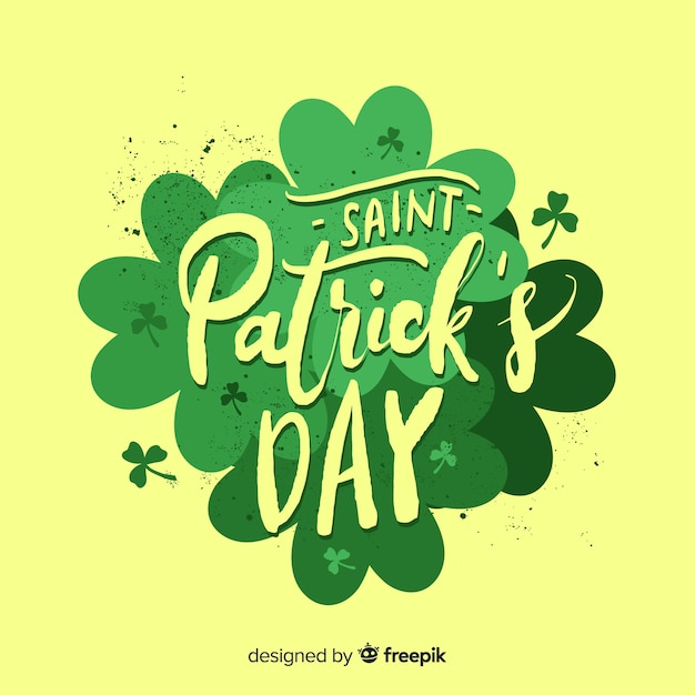 Lettering st. patrick's day