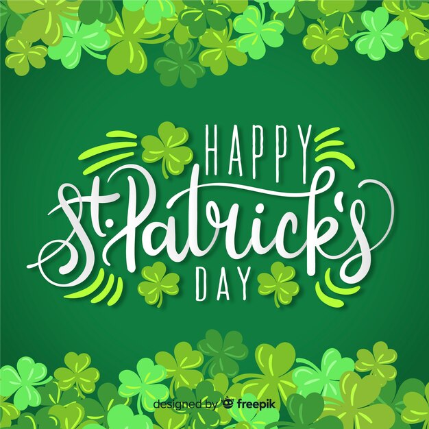 Lettering st. patrick's day