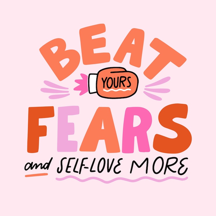 Free Vector lettering wallpaper with self-love quote