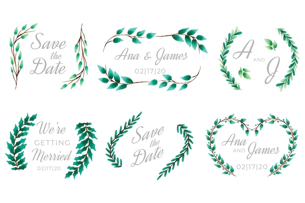 Lettering for wedding concept