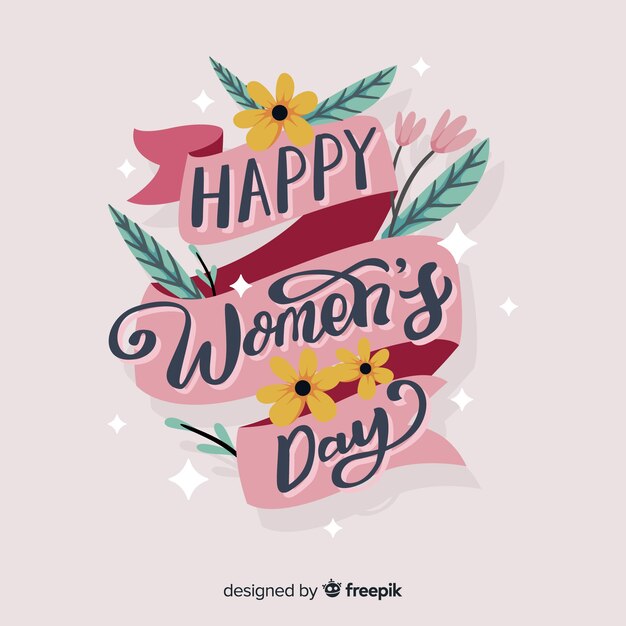 Lettering women's day 