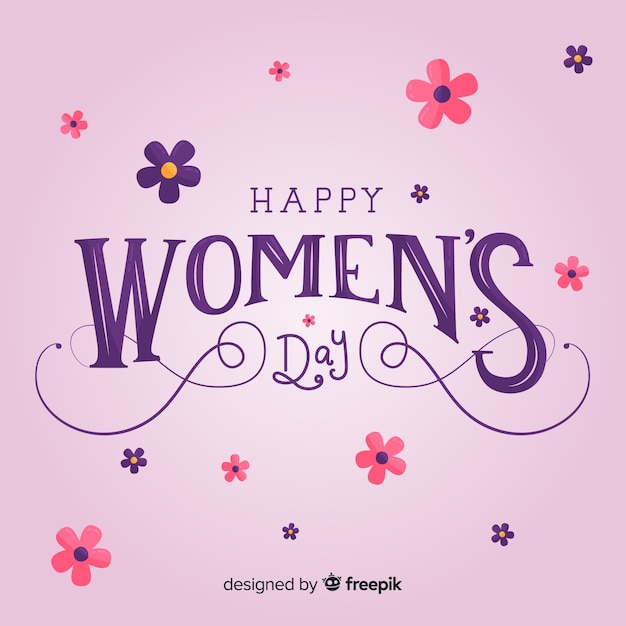 Lettering women's day