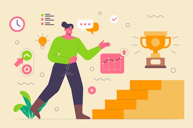 level up illustration