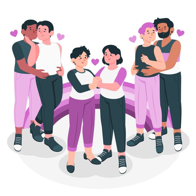LGBT 커플 개념 설명