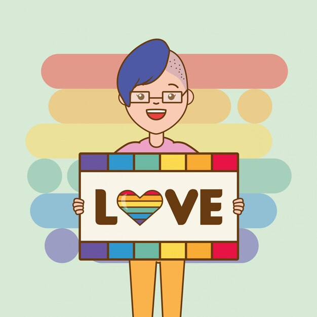 사랑 보드 LGBT 사람