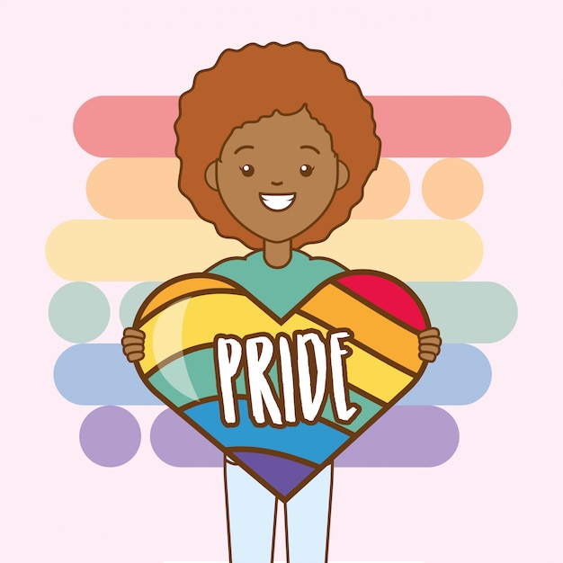 Free vector lgbt person