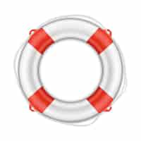 Free vector life buoy isolated