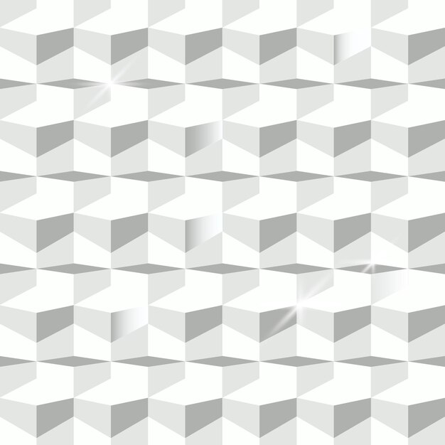 明るい灰色の幾何学模様の背景ベクトル