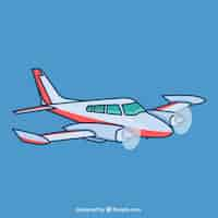 Free vector light airplane