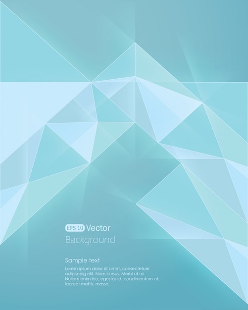 Free vector light blue geometrical background