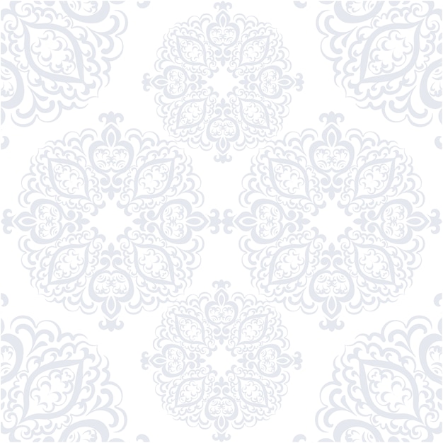 Free vector light blue ornamental pattern background