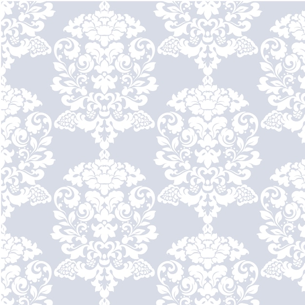 Light blue and white ornamental pattern background