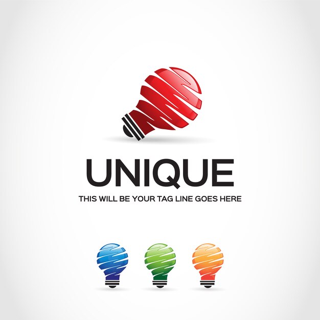 Light bulb logo design