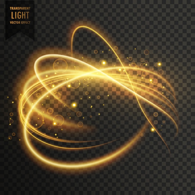 Free vector light effect with abstract lines