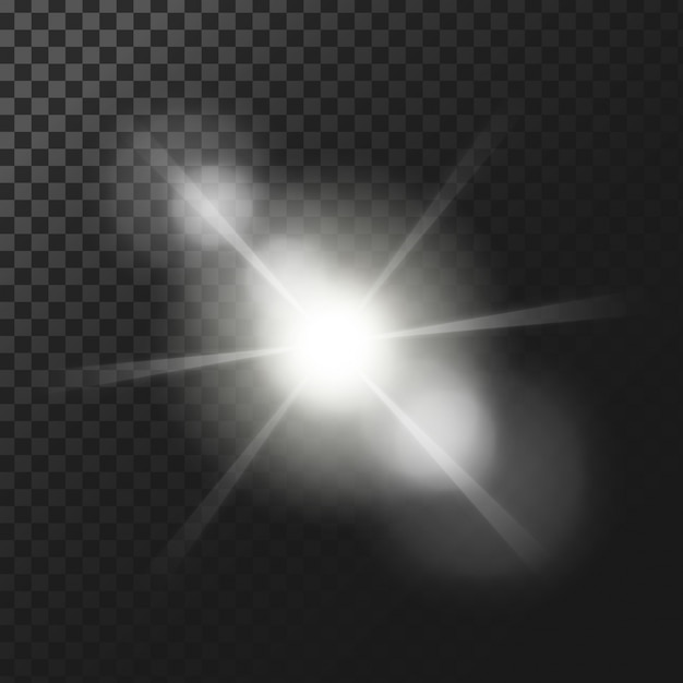 Бесплатное векторное изображение Световые эффекты фона