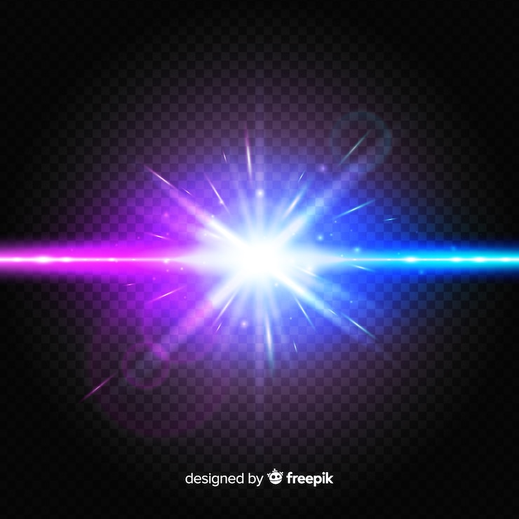 Free Vector light forces effect realistic style