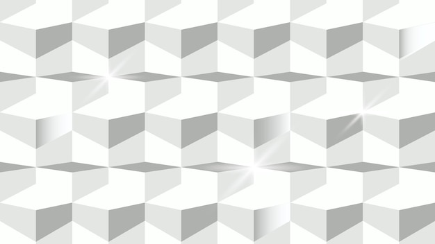 Free vector light gray geometrical social banner