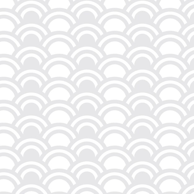 Light gray seamless wave patterned background vector