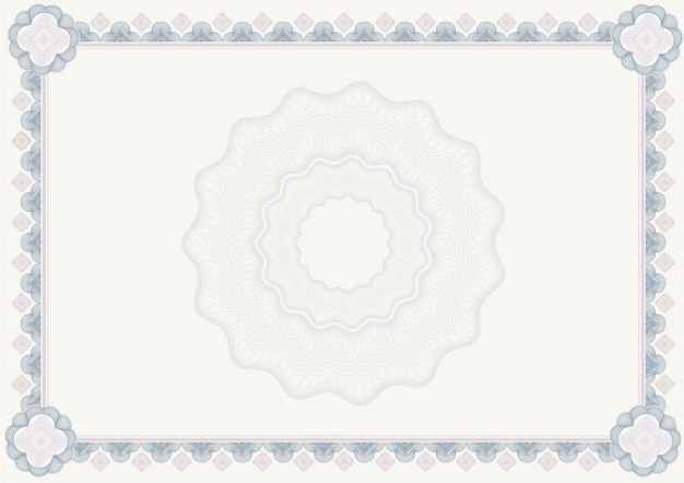 Бесплатное векторное изображение Легкие серые и синие диплом
