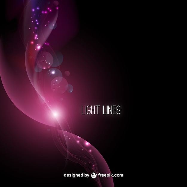 Free vector light lines background