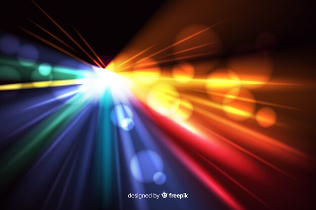 Light movement background with abstract shapes