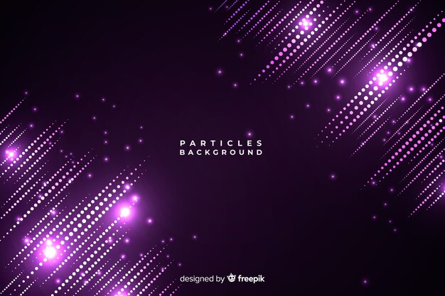 Light particles background