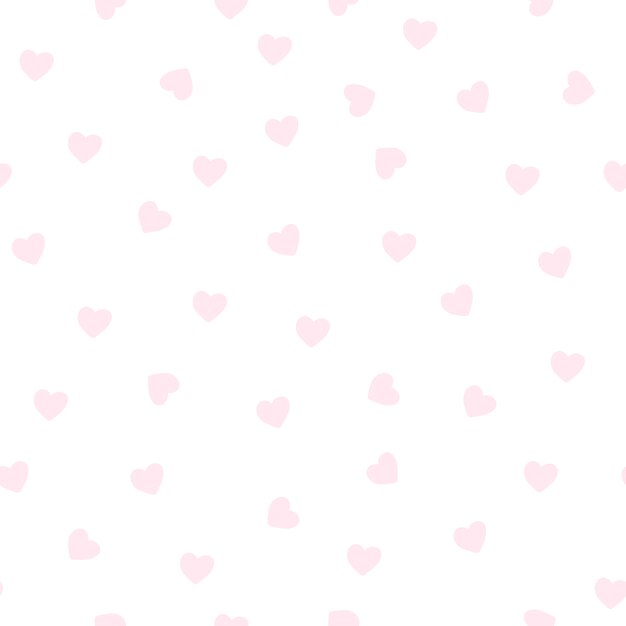 Light pink heart pattern