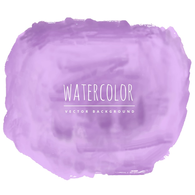 紫色のリアルな水彩テクスチャベクトルの背景