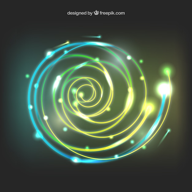 Light spiral background