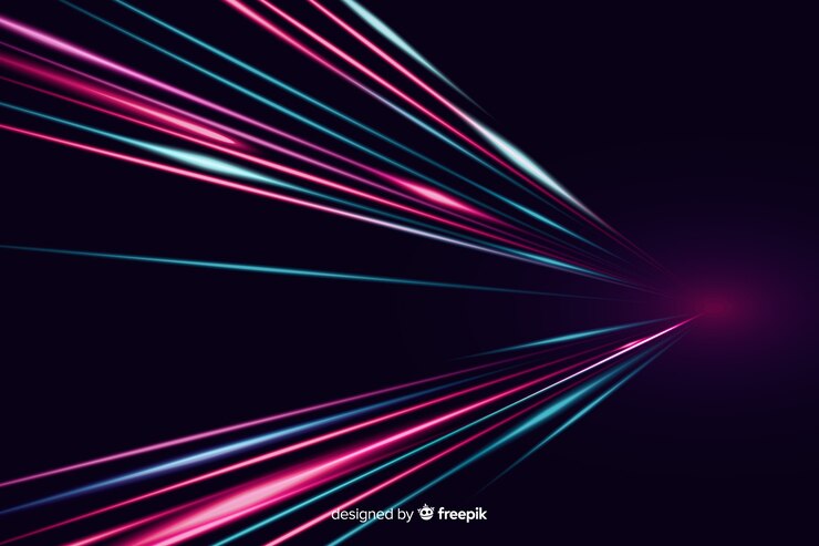 Free Vector light trail background