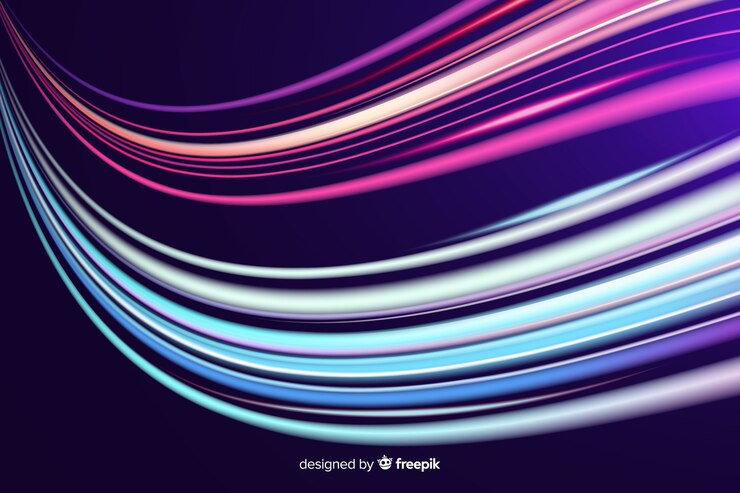Free Vector light trail background