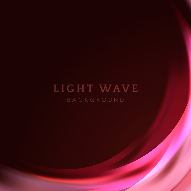 Light wave border background