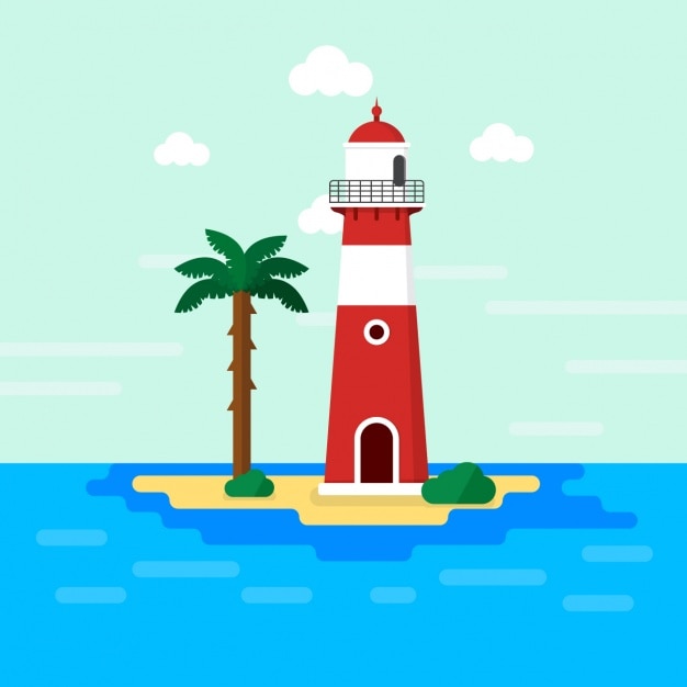 Lighthouse background design