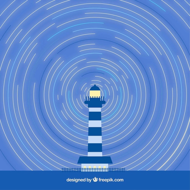 Free vector lighthouse background