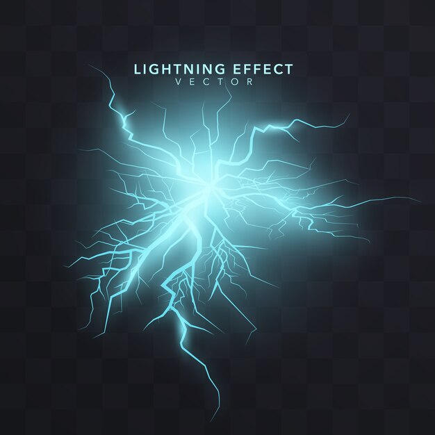 Lightning effect background