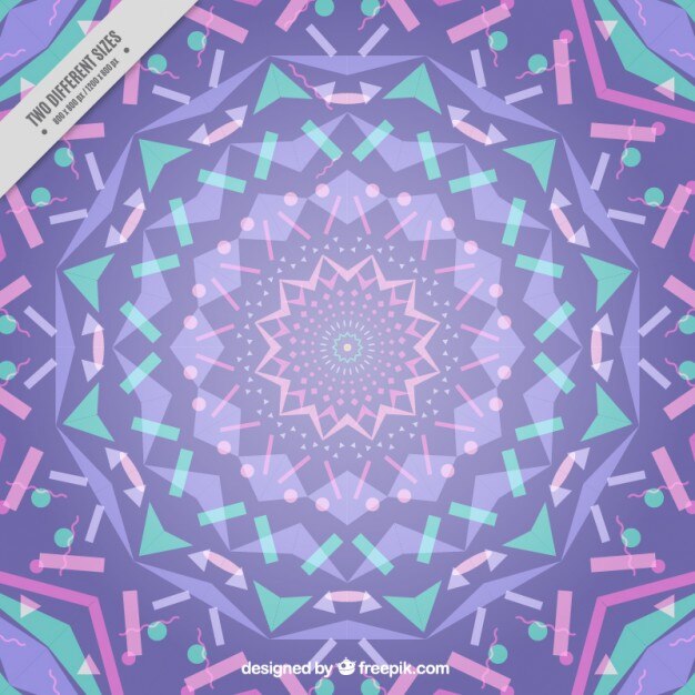 Free Vector lilac kaleidoscope background