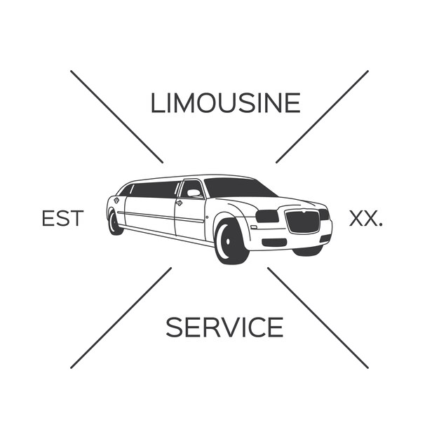 Дизайн логотипа в лимузине