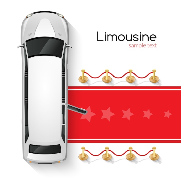 Limousine top view