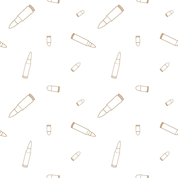 Free vector line art bullets repeated pattern seamless background design
