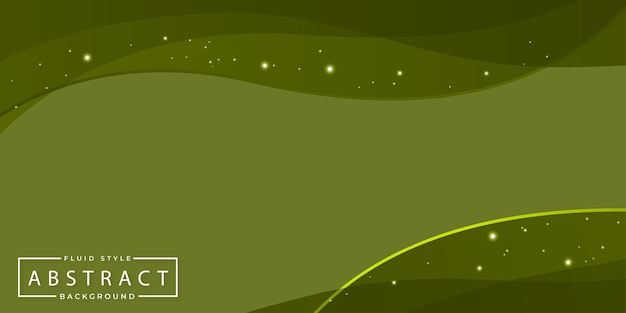 Бесплатное векторное изображение Линия кривая прозрачный слой пастель оливково-зеленый моно многоцелевой абстракт фон баннер