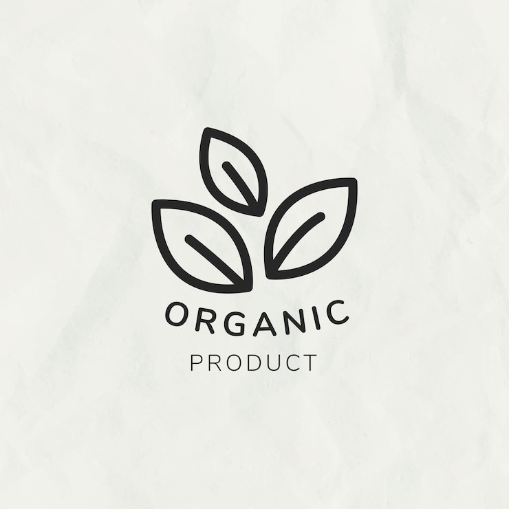 Free Vector line leaf logo template vector for branding with text