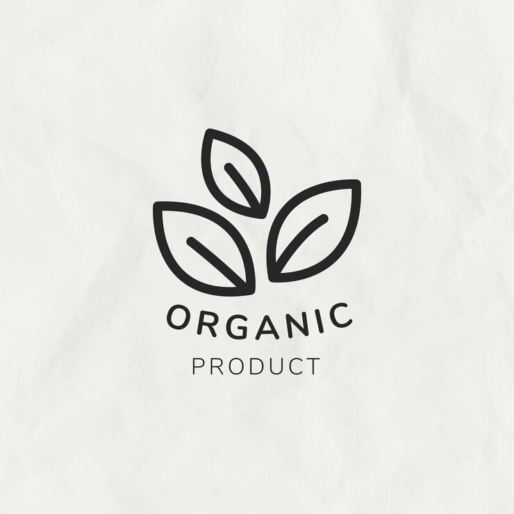 Free Vector line leaf logo template vector for branding with text