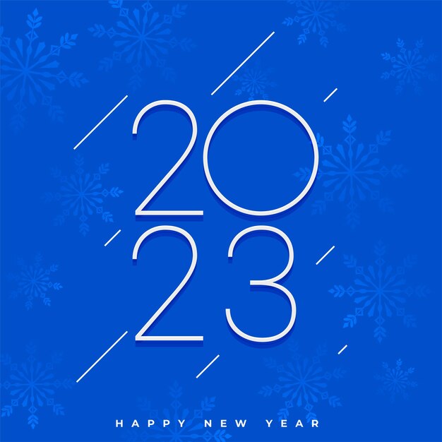 2023 レタリング効果ベクトル イラスト ライン スタイル新年機会バナー