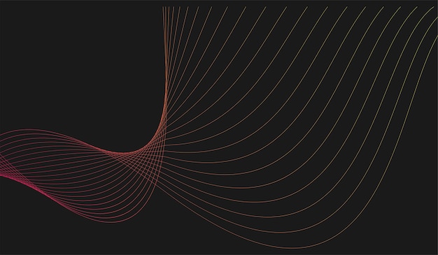 Line wave background minimalist style