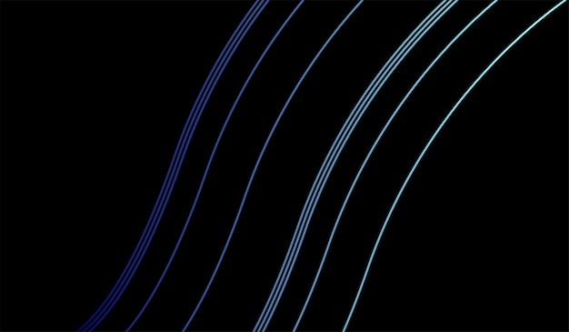 Free vector line wave gradient color minimalist background
