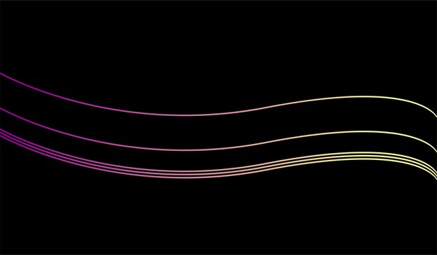 Line wave gradient color minimalist background