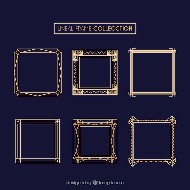 Lineal frames collection