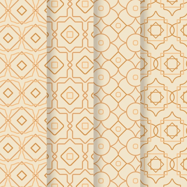 Linear arabic pattern collection