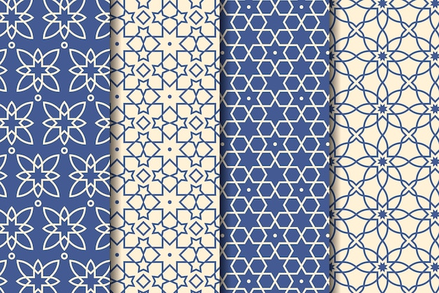 선형 아랍어 패턴 컬렉션